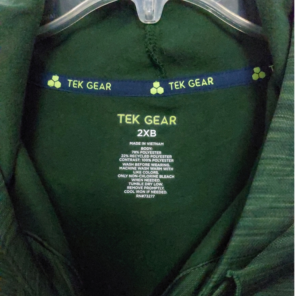 Men's Tek Gear Performance Color Block Fleece Mix… - image 4